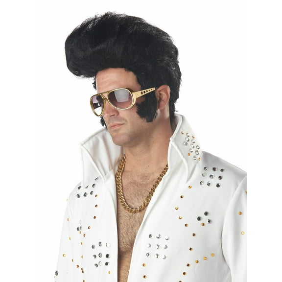 Black Rock N Roll Wig Adult