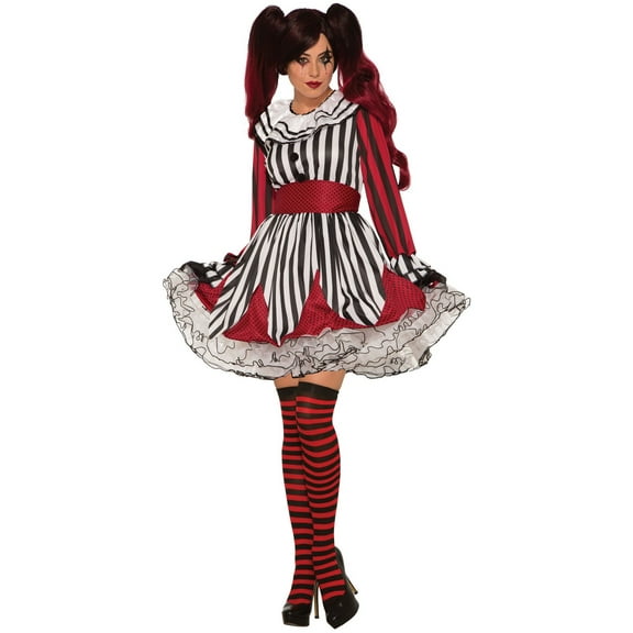 Womens Miss Mischief Female Clown Costume