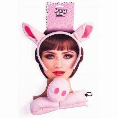 Forum Novelties Pig Costume Accessories Set, with Tail and Ears (2 Piece)