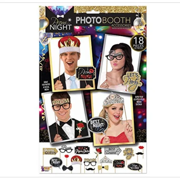 Forum Novelties Prom Night Party Supplies Photo Booth Props 18 Pcs