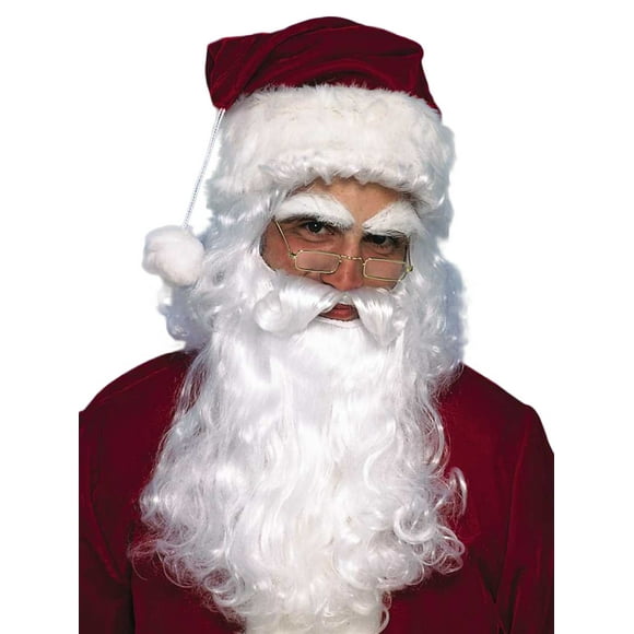 Economy Santa Wig and Beard Set Costume