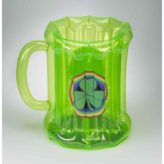 Forum Novelties St. Patrick's Green Inflatable Mug Cooler One Size Unisex