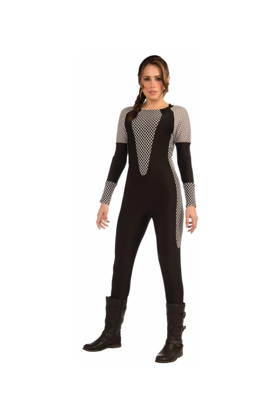 Survival Suit Jump Suit Black/Gray Adult Costume Medium Unisex