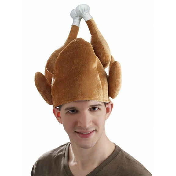 Forum Novelties Turkey Adult Halloween Party Hats, Polyester, Brown, 0.8 lb