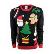 UGLY CHRISTMAS SWEATER Forum Novelties Ugly Christmas Icon Adult Sweater X-Large Unisex