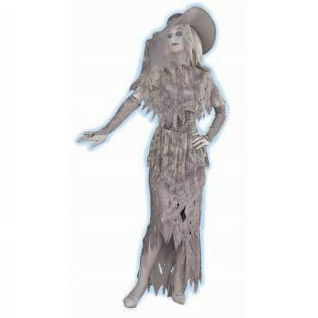 Forum Novelties Women's Ghostly Gal Costume Standard Gray/White