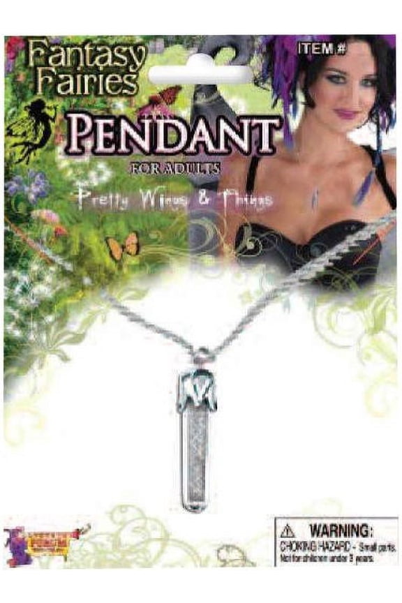 Women's Iridescent Fantasy Fairies Pendant Necklace Accessory
