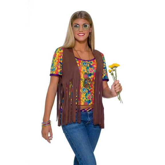 Female Hippie Vest Adult Costume