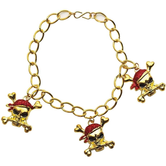 Forum Red Glitter Pirate Bracelet