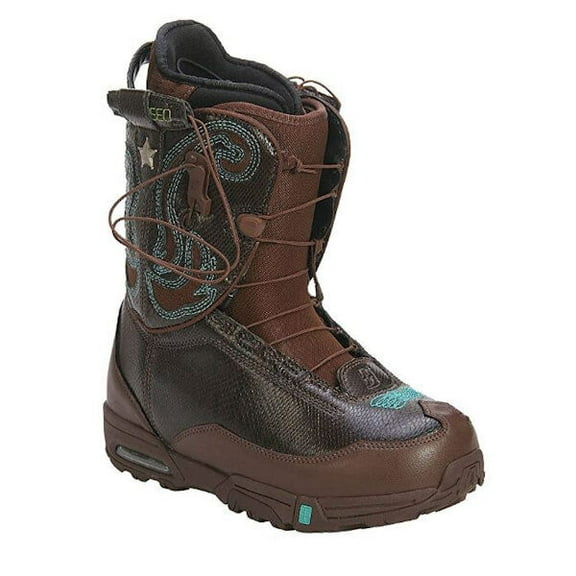 Forum Women's Stampede SLR Snowboard Boots Brown/Snakeskin - 4
