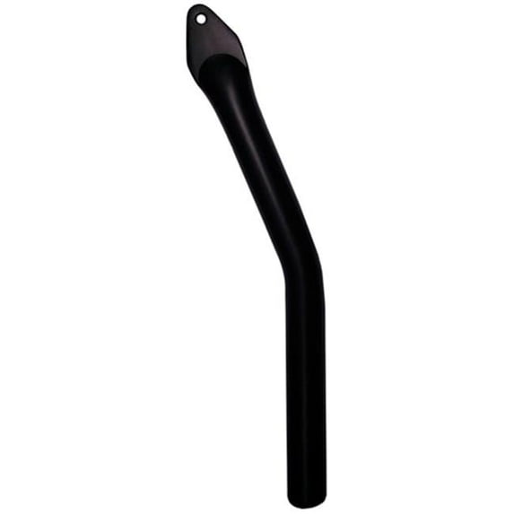 Forward Aluminum Front Wing Post Bent, Black