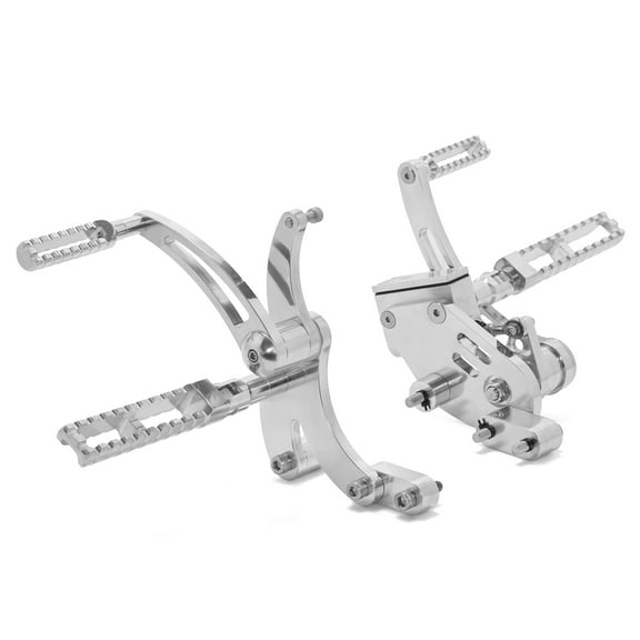 Forward Controls Footpeg For Harley Davidson 2018-2024 Softail M-8 Breakout FXBR 107 FXBRS 114 Fat Boy FLFBS 114 FLFB 107 Deluxe Heritage Slim Foot Pegs CNC Billet Aluminium Silver