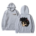 thumbnail image 1 of Forward Observations Group Skull Double-Sided Print Unisex Oversized Fleece Hoodie - Retro Street Gothic Autumn Winter Kangaroo Pocket Pullover, 1 of 6