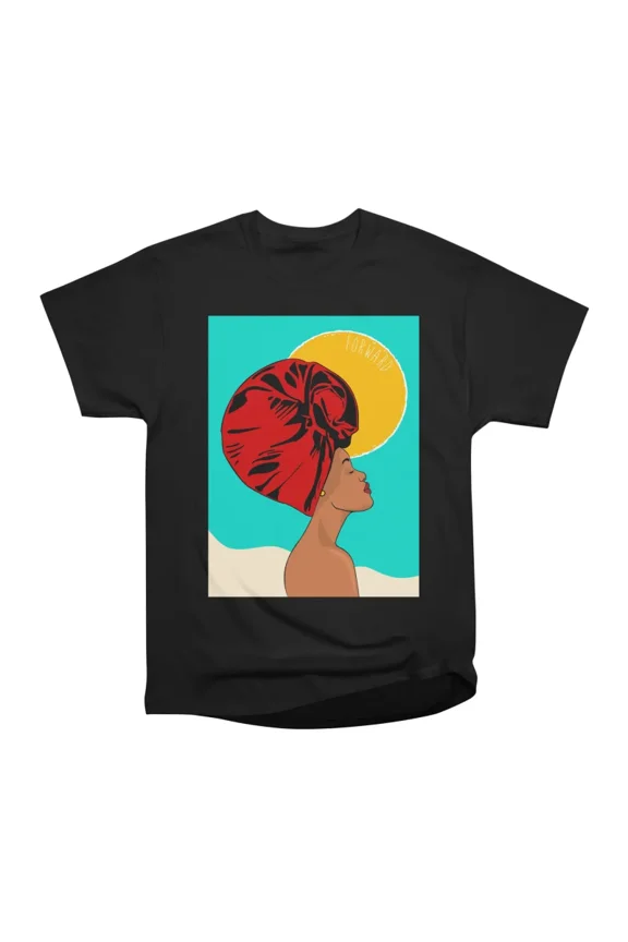 Forward Red Turban T-Shirt Tee Gift For Him Merch For Her Apparel For Friend