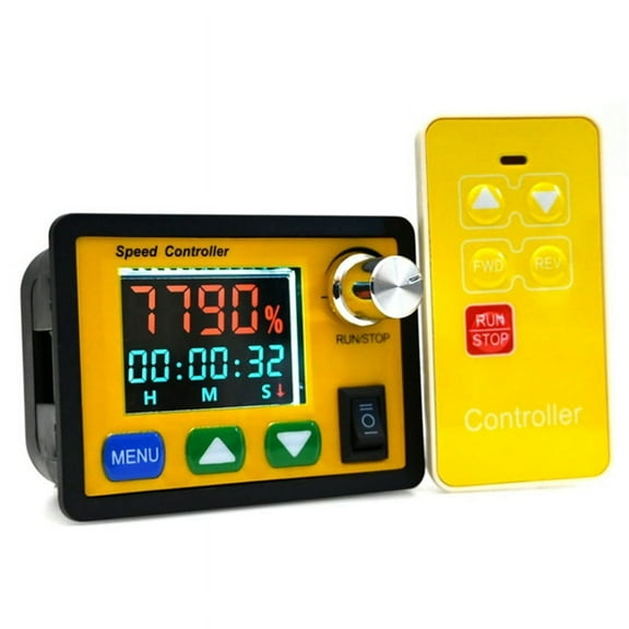 Forward Reverse 0-100% Adjustable DC 6-55V 20A DC Motor Speed Controller PWM 12V 24V 48V Remote Control