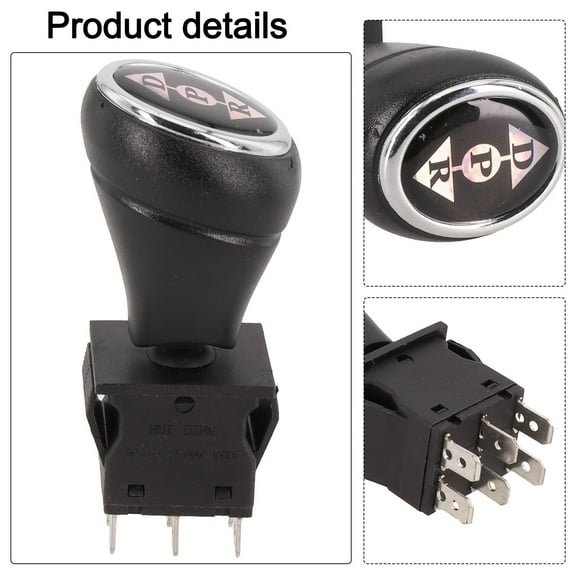 Forward Stop Backward 6Pin Slide Rocker Switch Dpdt Latching Slide Switch Black Smile Home