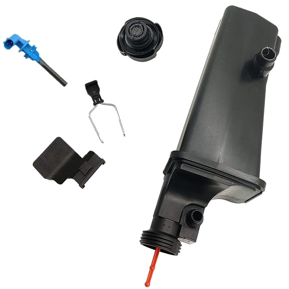 Forwinparts Coolant Recovery Reservoir Expansion Tank + Cap+ Sensor for BMW X3 X5 E46 E53 E83 323i 328i 325i 330i 17117573781 1999 2000 2001 2002 2003 2004 2005 2006