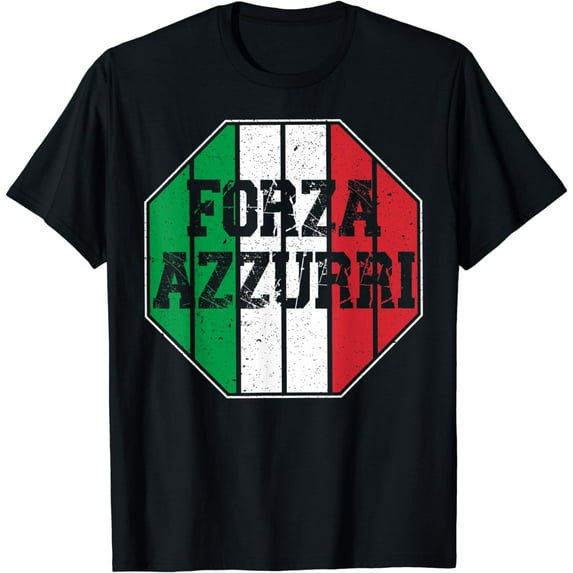 Forza Azzurri, Soccer 2021 Italy Jersey Italia Flag Football T-Shirt