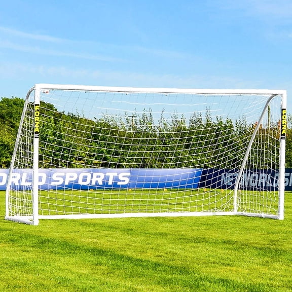 FORZA Match Soccer Goals [6 Sizes] | Ultra-Durable uPVC Weatherproof Backyard Soccer Goal | Quick & Easy Assembly – Optional Target Sheet Upgrade
