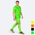 thumbnail image 1 of Forza Men's Geo Soccer Uniform Set - High-Performance Short Sleeve Jersey and Shorts with Knee-High Socks, 1 of 6