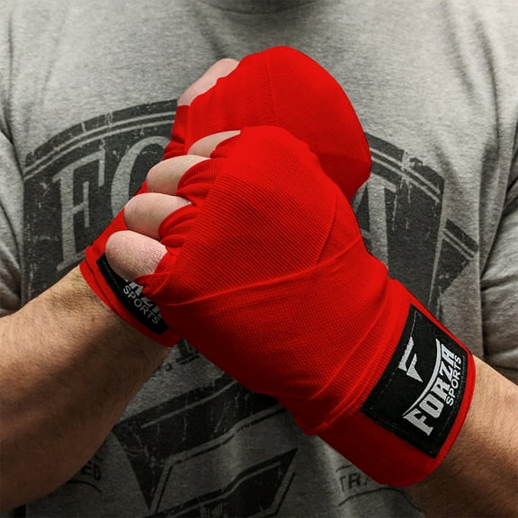 Forza Sports 120" Mexican Style Boxing and MMA Handwraps - Red