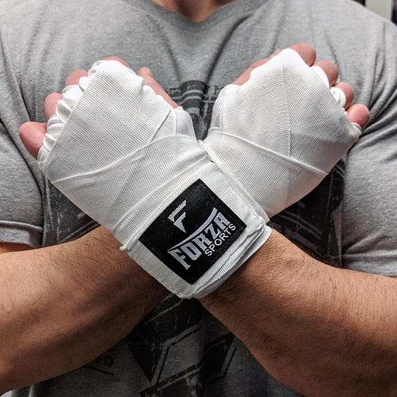 Forza Sports 180" Mexican Style Boxing Handwraps - White