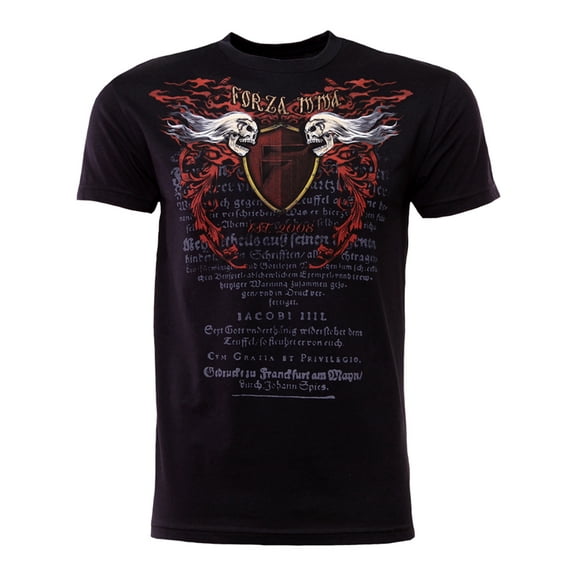 Forza Sports "Immortal Crest" MMA T-Shirt - Large - Black