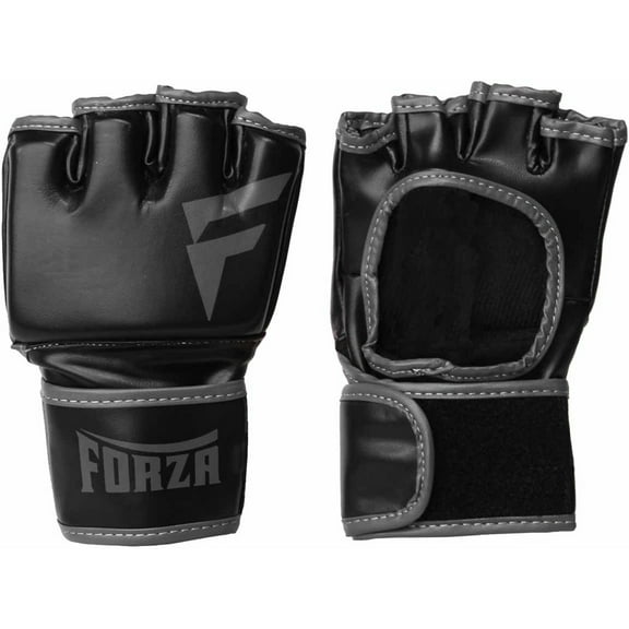 Forza Sports Vinyl Training Gloves - XS - Black/Gray