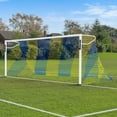 Forza Striped Soccer Goal Net 24ft x 8ft Full Size Replacement Soccer