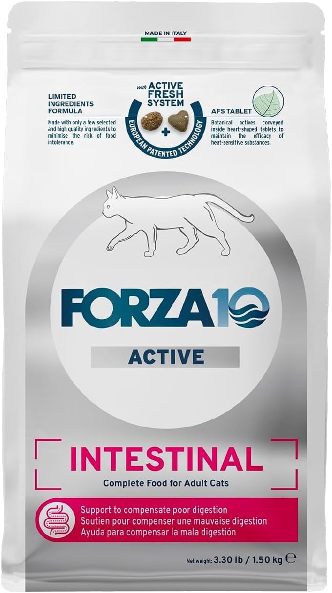 Forza10 Active Intestinal Dry Cat Food- 3.3 lb bag