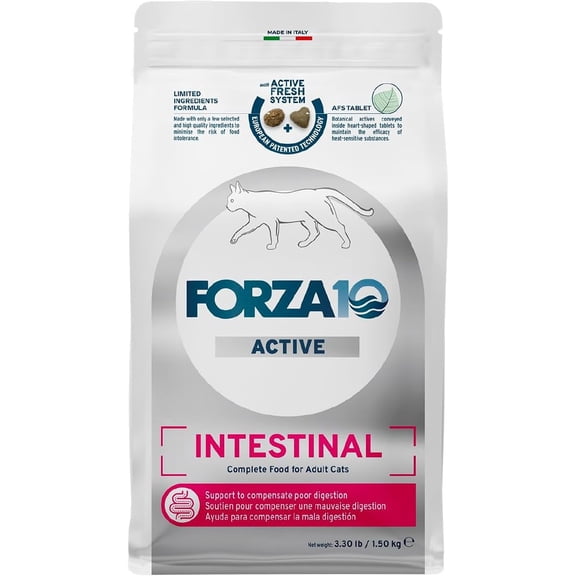 Forza10 Active Intestinal Dry Cat Food- 3.3 lb bag