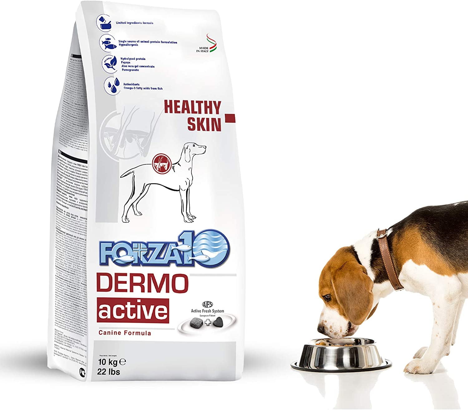 Forza10 Dermo Allergy Dog Food, Dog Food for Allergies and Itching, Dry