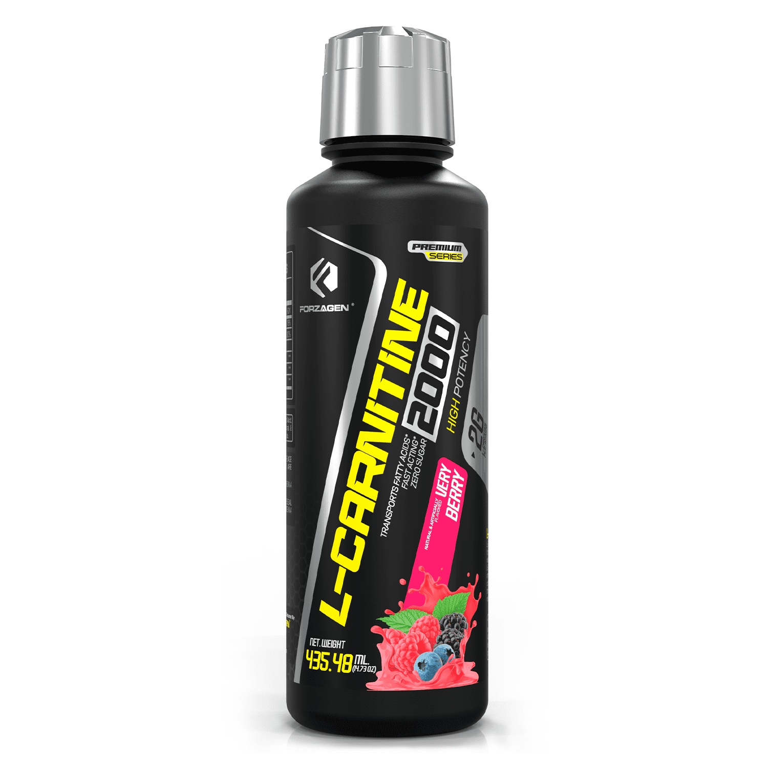 l carnitine pantothenic acid Forzagen L-Carnitine Liquid Supplement | Acetyl L-Carnitine | Vitamin B6 | Pantothenic  Acid | 30 Servings - Berry