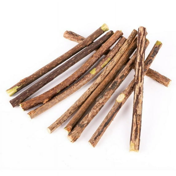 Forzero 10/15/20pcs Pure Natural Wood Polygonum Sticks Pet Cat Molar Toothpaste Stick Cat Cleaning Teeth