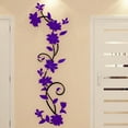 thumbnail image 1 of Forzero 3D DIY Removable Art Vinyl Wall Stickers Vase Flower Tree Decal Mural Home Decor Home Bedroom Decoration, 1 of 6