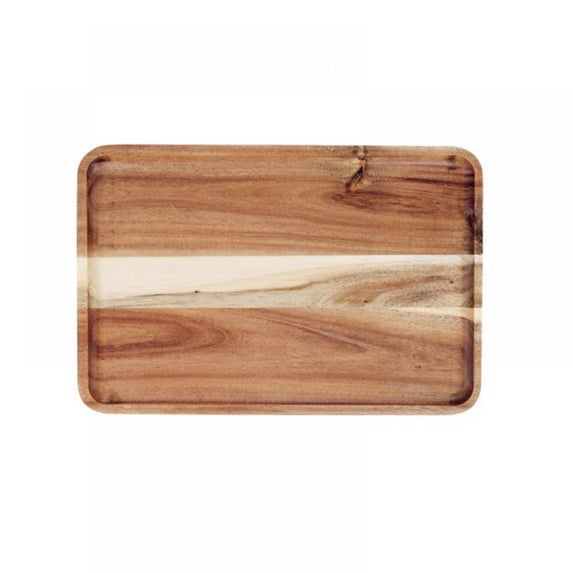 Forzero Acacia Wooden Tray Household Rectangular Coffee Breakfast Bread Tray Fruit Tray Wooden Tableware