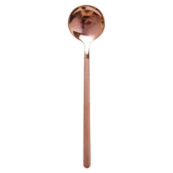 Forzero Demitasse Espresso Spoons,Stainless Steel Gold Teaspoon Round Mini Coffee Sugar Spoon for Home Cafe Restaurant