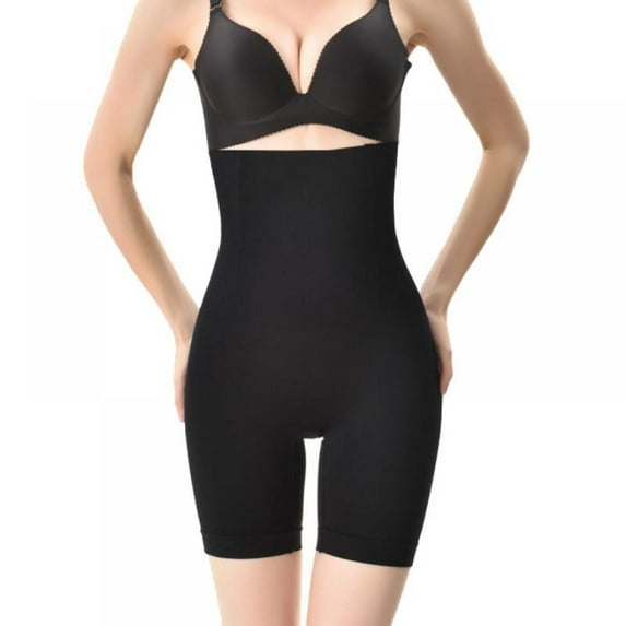 Forzero Fashion Solid Color Ladies Large Size High Waist Postpartum Belly Pants Body Pants Body Shaping Anti-Light Safety Underwear