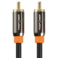 thumbnail image 1 of FosPower [6 feet] Digital Audio Coaxial Cable [24K Gold Plated Connectors] Premium S/PDIF RCA Male to RCA Male for Home Theater, HDTV, Subwoofer, Hi-Fi Systems, 1 of 5