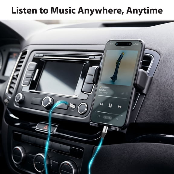 FosPower Aux to USB C Cable, 3.3ft USB-C to Aux Adapter 3.5mm Audio Jack, Aux Cord to Type C for iPhone iPad Android Laptop Car Headphones Speakers