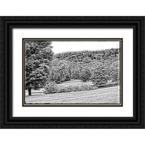 Foschino, Suzanne 18x13 Black Ornate Wood Framed with Double Matting Museum Art Print Titled - Country Mountain Home