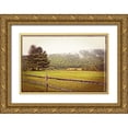 thumbnail image 1 of Foschino, Suzanne 18x13 Gold Ornate Wood Framed with Double Matting Museum Art Print Titled - Morning Mountain Smoke Vintage, 1 of 4