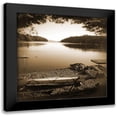 thumbnail image 1 of Foschino, Suzanne 20x20 Black Modern Framed Museum Art Print Titled - Canoe on Shore C, 1 of 5