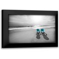 thumbnail image 1 of Foschino, Suzanne 24x17 Black Modern Framed Museum Art Print Titled - Adirondak Teal, 1 of 5