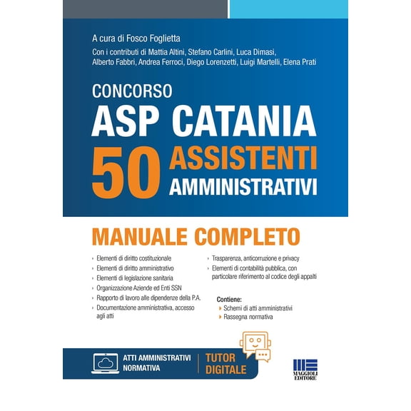 Fosco Foglietta Concorso ASP Catania 50 Assistenti Amministrativi - Manuale complet (Paperback)