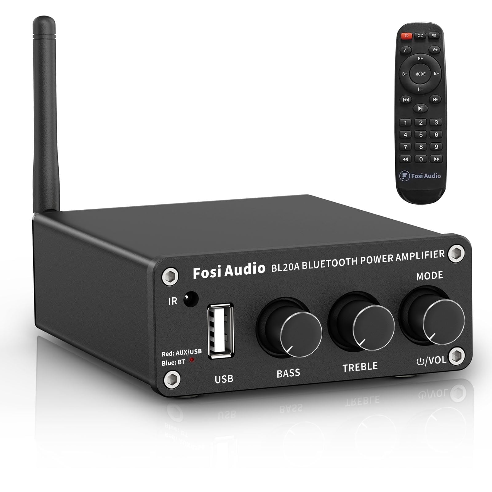 Fosi Audio BL20A 200 Watts Continuous Power 20 Channel Audio Power Amplifier