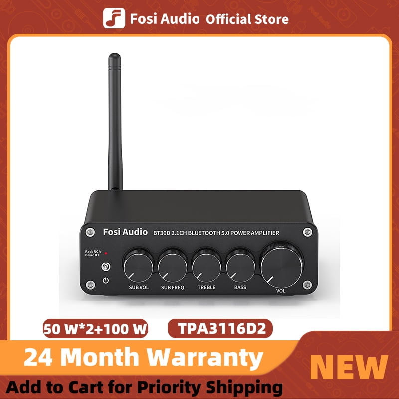 Fosi Audio BT30D Bluetooth Stereo Receiver Amplifier with