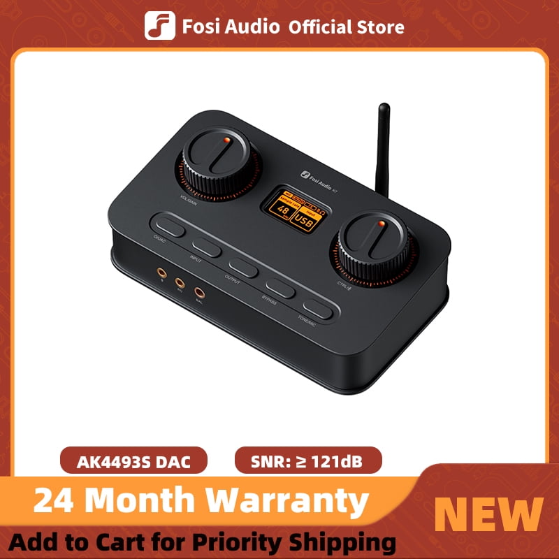 Sound Card Best Pc Gaming Dac Fosi Audio K7 DAC Headphone