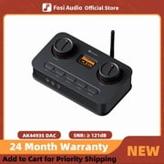 Fosi Audio K7 DAC Headphone Amplifier, USB-C Digital to Analog Converter for Desktop, Gaming PC, PS5
