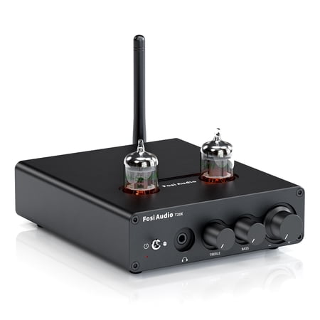 Fosi Audio T20X Bluetooth 5.0 100W Tube Headphone Amplifier Lossless Stereo 2-Channel Amplifier